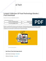 Largest Collection of Food Technology Ebooks - Free Download - Discover Food Tech