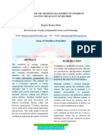 Role of Records and Archives Management PDF