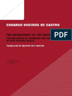 Viveiros de Castro The Inconstancy of The Indian Soul The Encounter of Catholics and Cannibals in 16century Brazil 1