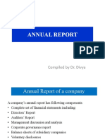 Annual Report: Compiled by Dr. Divya