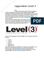 Cara Menggunakan Level 3 DNS