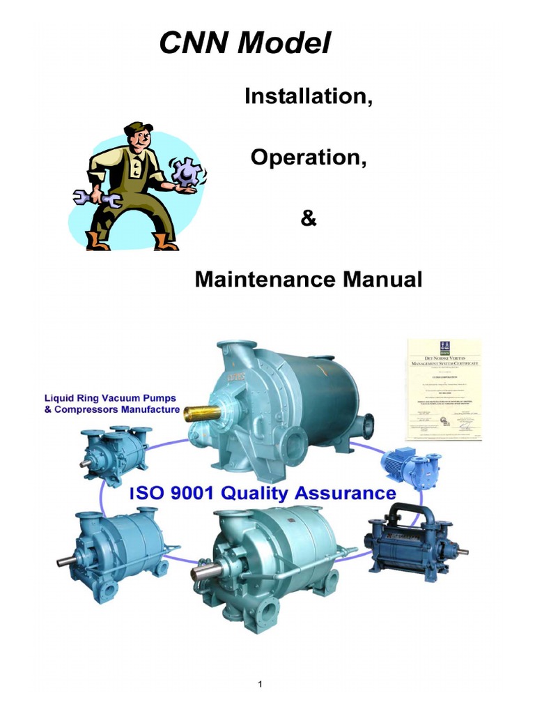 Vacuum Pump Manual PDF Bearing (Mechanical) Pump