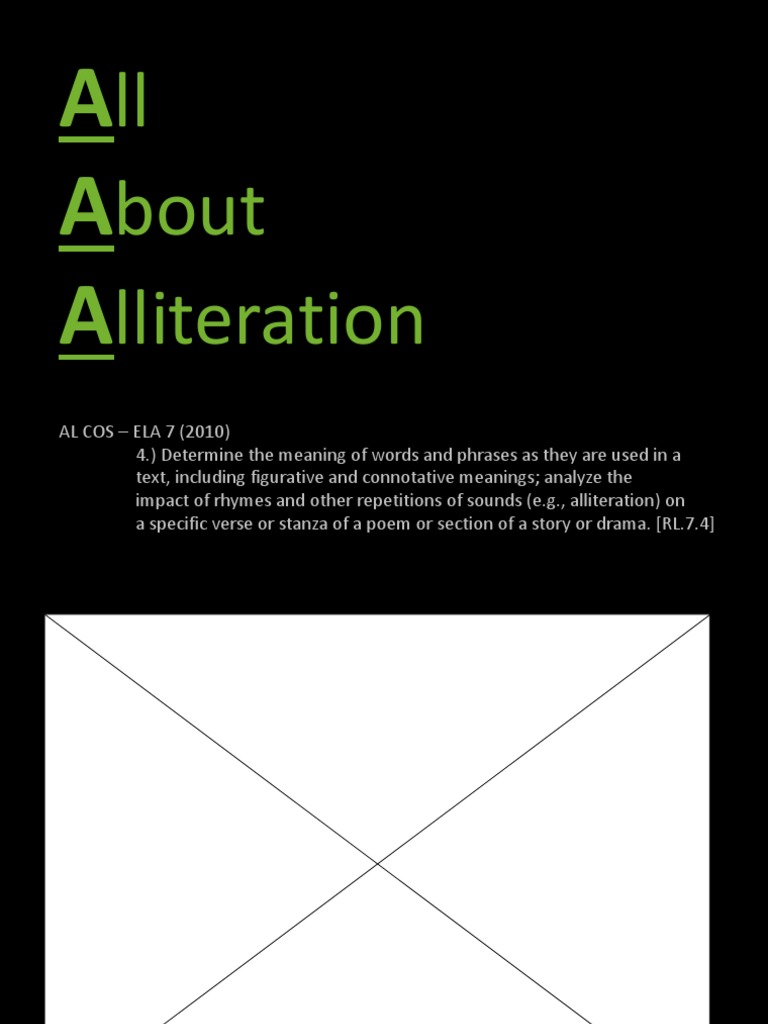 Understanding Alliteration in Literature | PDF | Verb | Syntactic ...