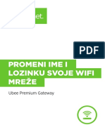 Promeni Ime I Lozinku Svoje Wifi Mreže: Ubee Premium Gateway