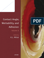 Mittal, K.L. - Contact Angle, Wettability and Adhesion Volume 6-VSP (2009)