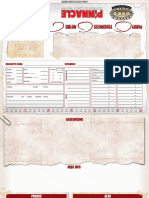 SWADE Table Tent Character Sheet