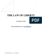 Aleister Crowley - The Law of Liberty