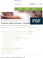 programa secundário