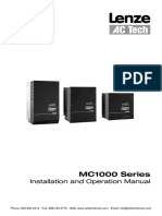 AC Tech MC1000 Drives Installation Operation Manual