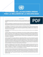 UN Disability Inclusion Strategy Spanish