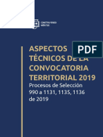 Cartilla 021 Convocatoria Territorial 2019 Procesos 990 A 1131 1135 1136 de 2019