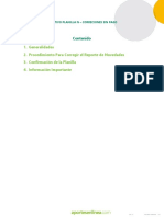 Instructivo Planilla N - Correciones Sin Pago PDF