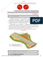 Drenaje de plataforma y márgenes en carreteras