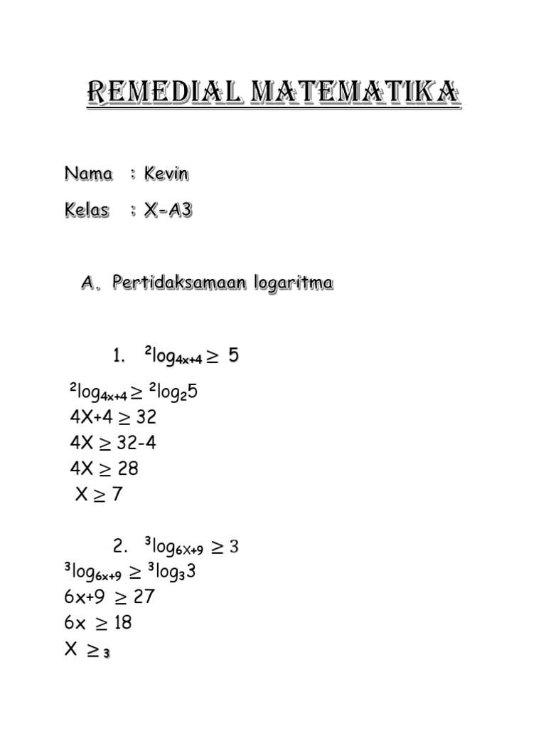 log-5-log-log-5-4x-4-32-4x-32-4-4x-28-x-7-2-log-3-log-log-3-6x-9-27-6x