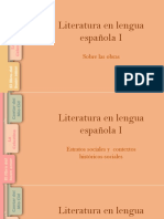 Literatura en Lengua Española I