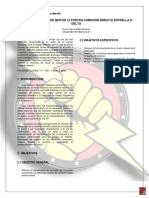 Informe Practica Motor 12 Puntas Conexion Directa