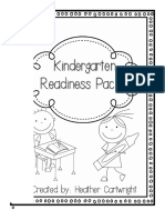 Kindergarten Worksheet