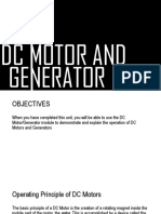 DC Motor Generator