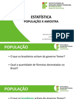 1.Estatistica Populacao Amostra