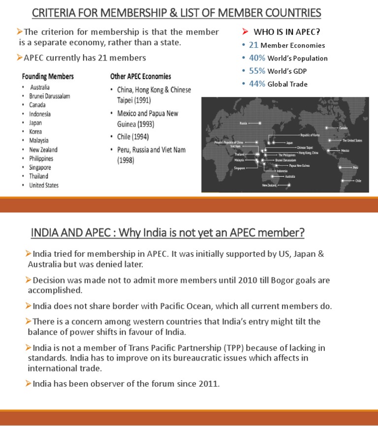 Criteria For Membership & List of Member Countries | PDF | Business