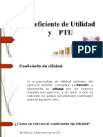 Coeficiente de Utilidad y PTU