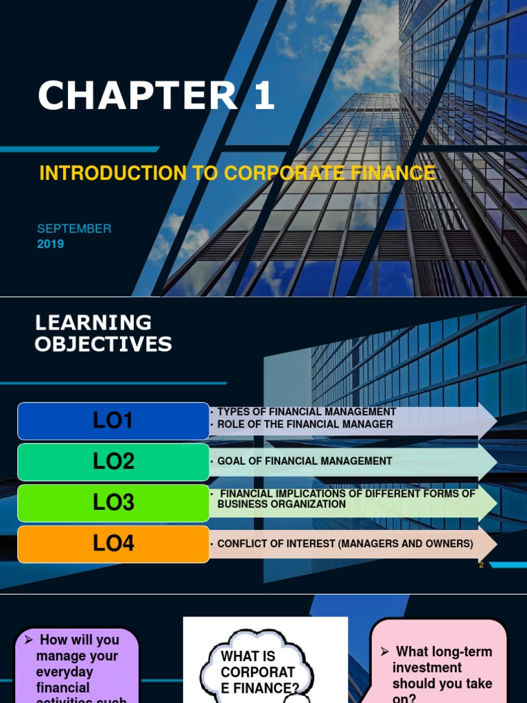 Introduction to Corporate Finance Basics | PDF | Sole Proprietorship ...