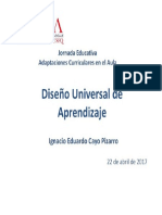 Diseño Universal para El Aprendizaje Ignacio Eduardo Cayo