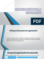 Organización de La Educación