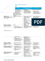 Sample Template - Strategic Digital Sales Plan: Section 1: Digital Strategy Summary