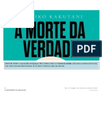 KAKUTANI, Michiko - A Morte Da Verdade (2 Capítulos) PDF (MELHOR)