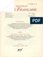 La nouvelle revue francaise n°137 mai-1964