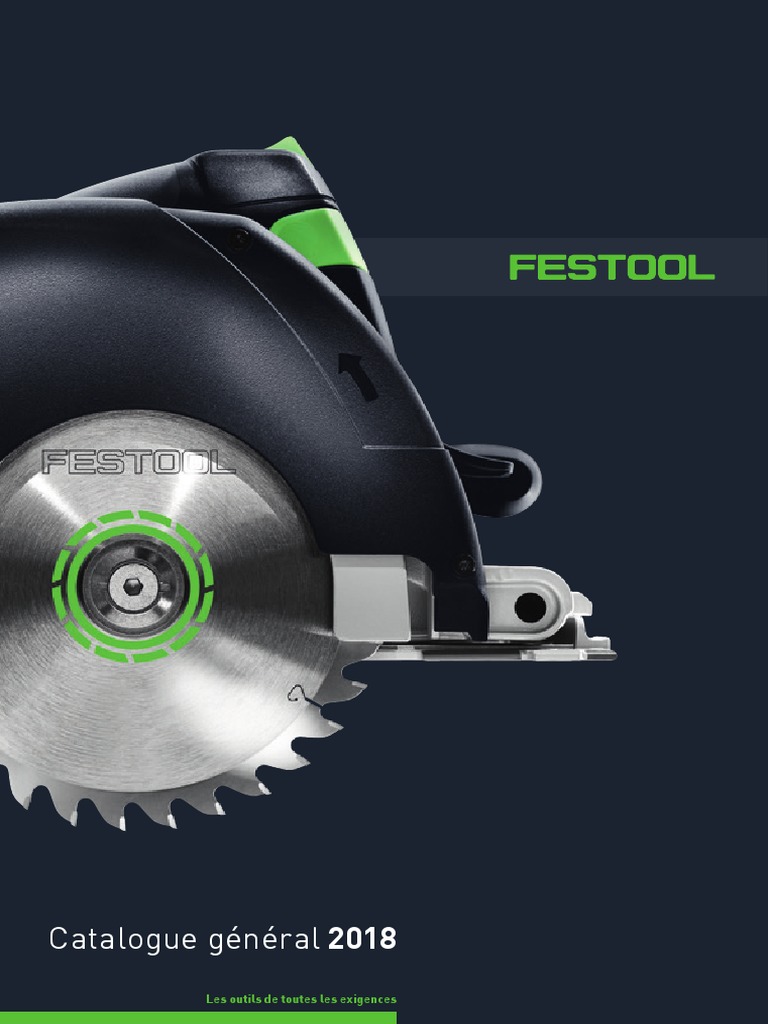 Catalogue Festool - Général - 2018, PDF