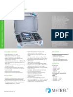 Metrel MI 3290 - Datasheet