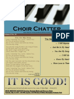 Choir Chatter April 26 2017