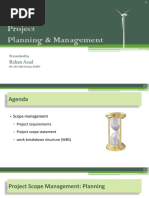 Project Planning & Management: Rehan Asad