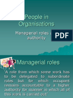 Managerial Roles