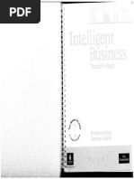 Intelligent Business Pre Intermediate Teacher S Book PDF | PDF