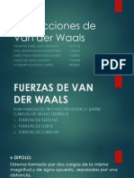 Fuerzas de Van Der Waals