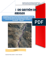 Informe Gestion de Riesgo Carretera LLACLLA