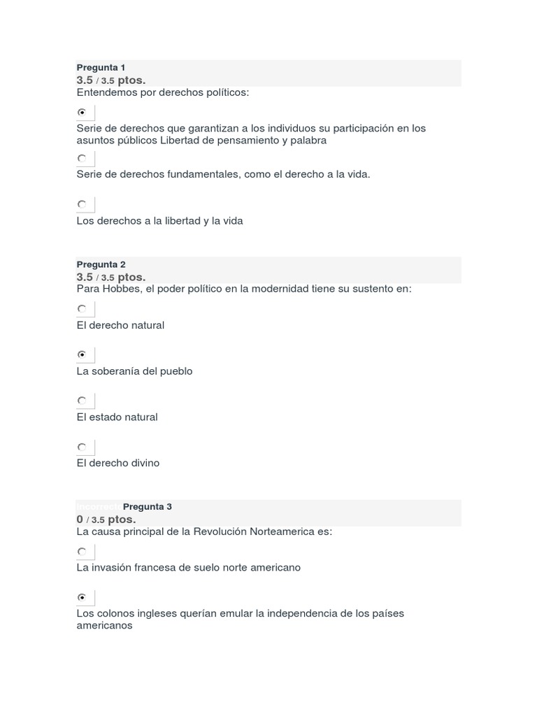 Examen Ciudadania PDF Ciudadanía Democracia