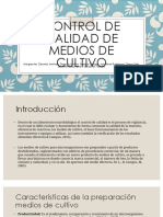 Control de Calidad de Cultivos Microbiológicos (Bacteriología I)