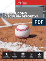 Brochure Disciplina Deportiva de Béisbol