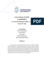 Ohm's Law Lab Report Analysis