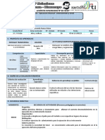 Sesión de Aprendizaje 26-1º