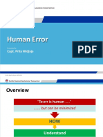 Human Error: Capt. Prita Widjaja