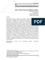 Afetividade, Cognição e Conduta Na Prova Operatória de Seriação PDF