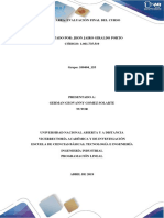 Pre Tarea Evalución Final Jhon Giraldo