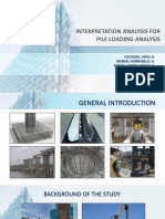 Interpretation Analysis For Pile Loading Analysis
