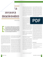 LA Igualda y La Justicia en La Educación de Méxcio - Educar Orientar n8 39