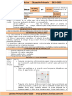 Octubre - 6to Grado Matemáticas (2019-2020)